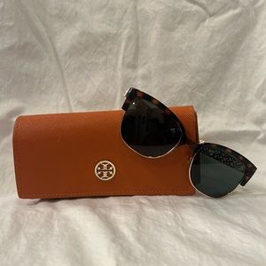 Authentic Tory Burch sunglasses with case